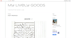 Desktop Screenshot of mylivelygoods.com