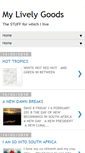 Mobile Screenshot of mylivelygoods.com
